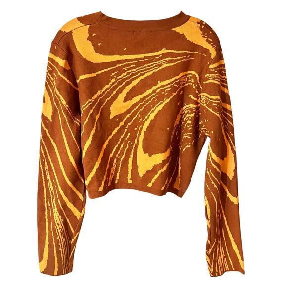 Fashion Nova Maya Cropped Marbled Top - Picture 11 of 11